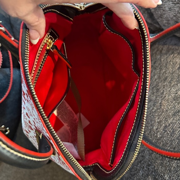 Dooney & Bourke Daisy Donald Duck Valentine's Day Satchel Crossbody Bag - Picture 6 of 6